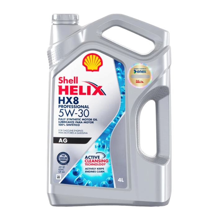 Aceite Shell Helix HX8 AG 5W30 – Sintético 100% Doble Sello ENEX