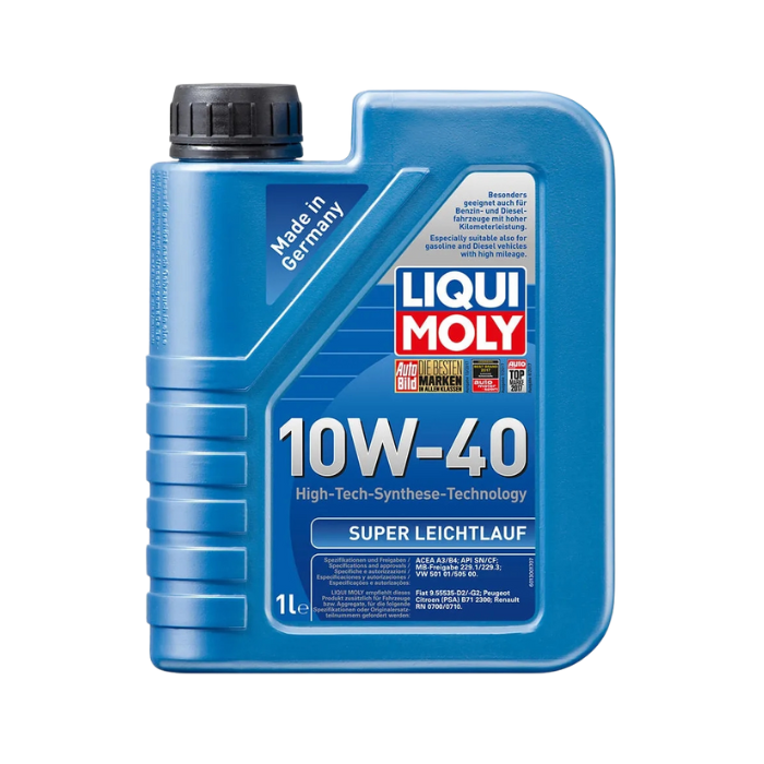 Aceite Liqui Moly 10W40 – Protección semisintética para motores exigentes