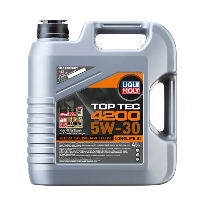 Aceite Liqui Moly Top Tec 4200 5W30 – Tecnología alemana para motores modernos