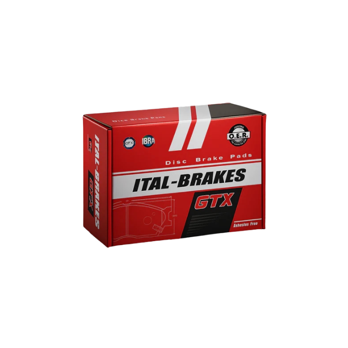 Pastillas de freno Ital-Brakes GTX utilizadas en Mecanicar
