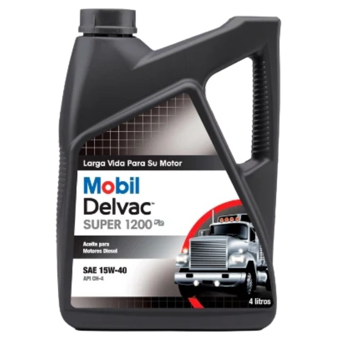 Aceite Mobil Delvac Super 1200 15W40 – Protección diésel para trabajo pesado