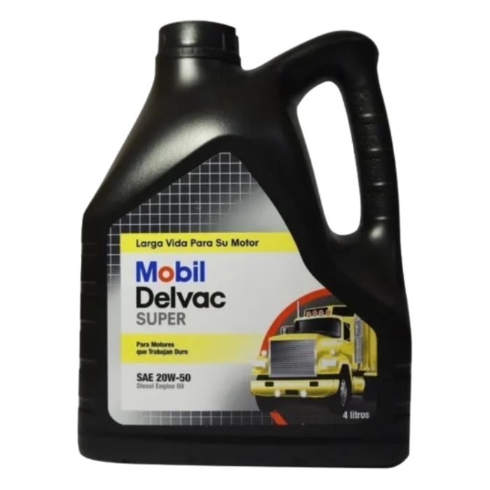 Aceite Mobil Delvac Super 20W50 – Máxima protección para motores diésel exigentes