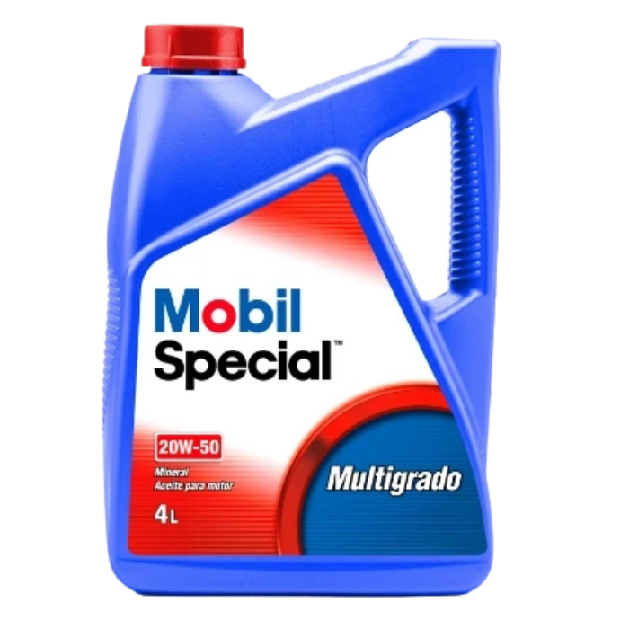 Aceite Mobil Special 20W50 – Protección reforzada para motores a gasolina