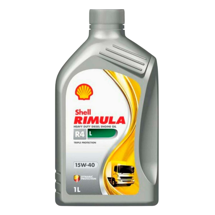 Aceite Shell Rimula R4 L 15W40 – Protección confiable para motores diésel de trabajo pesado