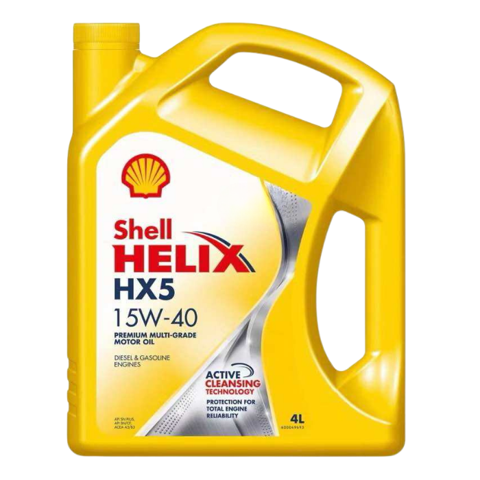 Aceite Shell Helix HX5 15W40 – Protección eficiente para motores gasolina