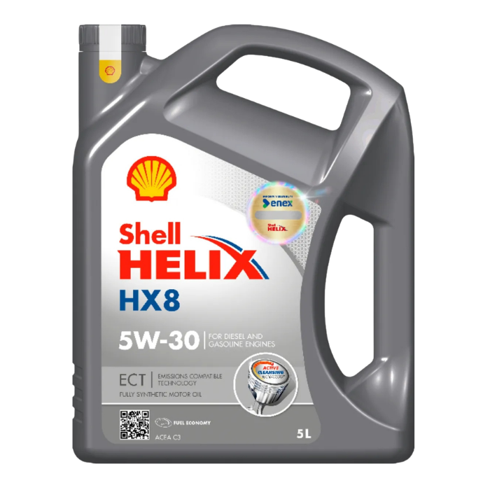 Aceite Shell Helix HX8 5W30 – Sintético 100% Doble Sello ENEX