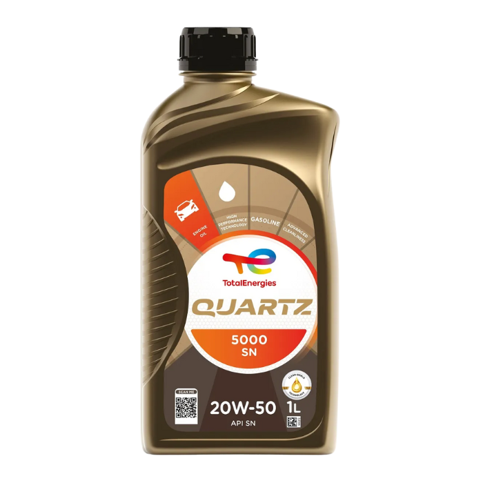 Aceite Total Quartz 5000 20W50 – Protección para motores a gasolina