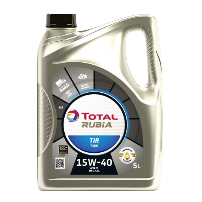Aceite Total Rubia TIR 7400 15W40 – Alto rendimiento para motores diésel