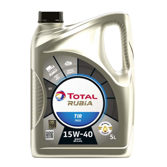 Aceite Total Rubia TIR 7400 15W40 – Alto rendimiento para motores diésel